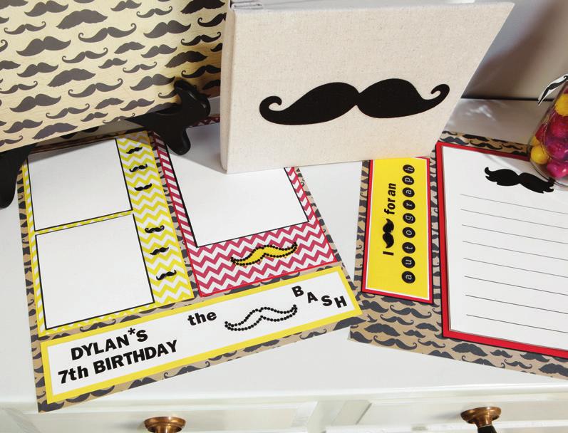 Think cleverly embellished pages tucked into adorable ready-to-go albums.