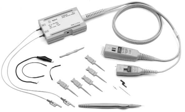 High-Frequency Active Single-Ended Voltage Probes Agilent 1155A Active Single-Ended Voltage Easy connection to fine-pitch ICs, SMDs, and dense circuit boards Lightweight (< 1 gram), low mass probe