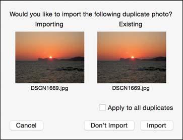 28 Chapter 2 Importing Your Photos Disabling Automatic Imports If you later decide that you don t want Photos to automatically open when you connect a device, just uncheck the Open Photos for This