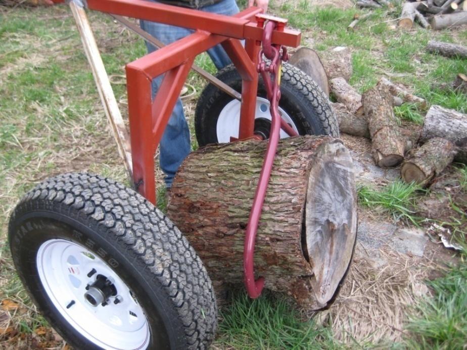 to see how it would work with a large log.