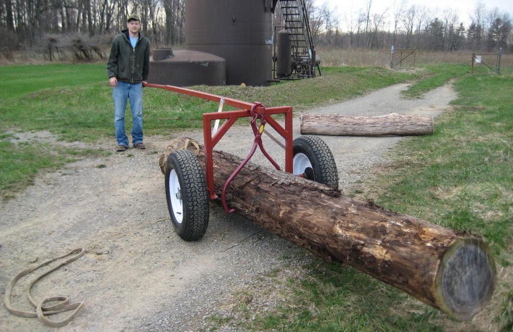 It reduced the force needed to raise the log even more