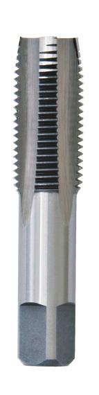 Threading Taps, Pipe, G, RC, NPT, NPS Made from Tungsten Chrome Alloy. Cuts internal threads in pipes and are ideal for pipe fittings. General purpose/ use only.