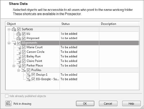 Using Data Shortcuts 243 Figure 14.6 The Create Data Shortcuts dialog 4. Click OK to dismiss the dialog and create the data shortcuts. 5.