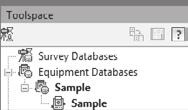 The storage location for this database can be changed using the Survey User Settings button on the Survey Toolspace.