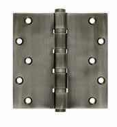 Deltana - Accessories CSB66BB, DSB Series - Square Hinges Deltana Solid Brass hinges