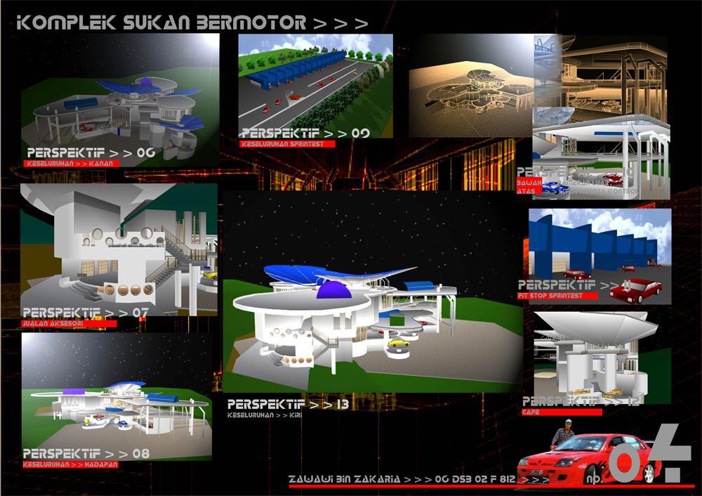 24 Mohd Arif Ismail et al. / Procedia - Social and Behavioral Sciences 64 ( 2012 ) 18 25 Figure 2 Motor Sports Complex was designed by treatment group student Session in June 2007 7.
