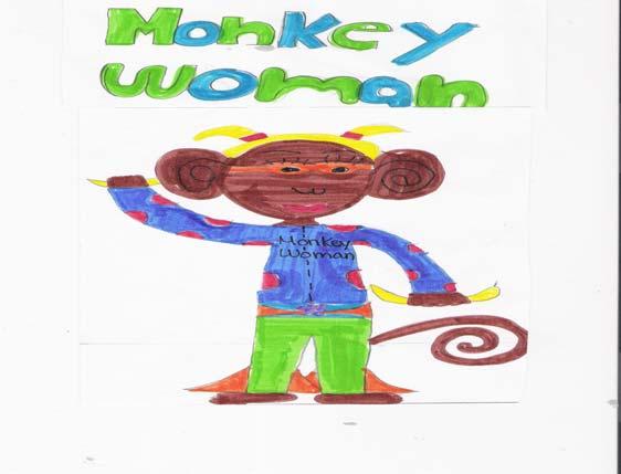 Groups members names Marie-Annick School- country city Le P tit Bonheur Canada Quebec Teacher María Laura She is Monkey woman. She gets bananas for her family. She helps the forest and trees.