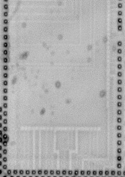 Figure 8 - A-Scans showing the location of the gate (designated by the 2 vertical lines over the trace) to obtain the images of the bond pad and glassivation separations from the silicon.