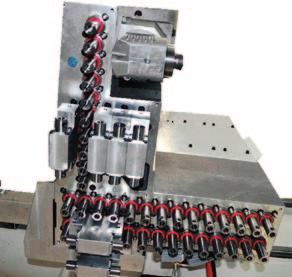 with 14 to 50 independent spindles for those with extensive drilling