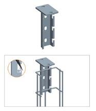 to ceiling (Includes: (2) Anchors, (2) Rods, (4) M10 Nuts,
