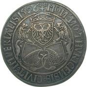 Holy Roman Empire, City of, Guldiner (Kelchtaler) 1526 Guldiner (Guldentaler) City of Year of Issue: 1526 Weight (g): 28.99 Diameter (mm): 43.0 After the Reformation, became a rich city.