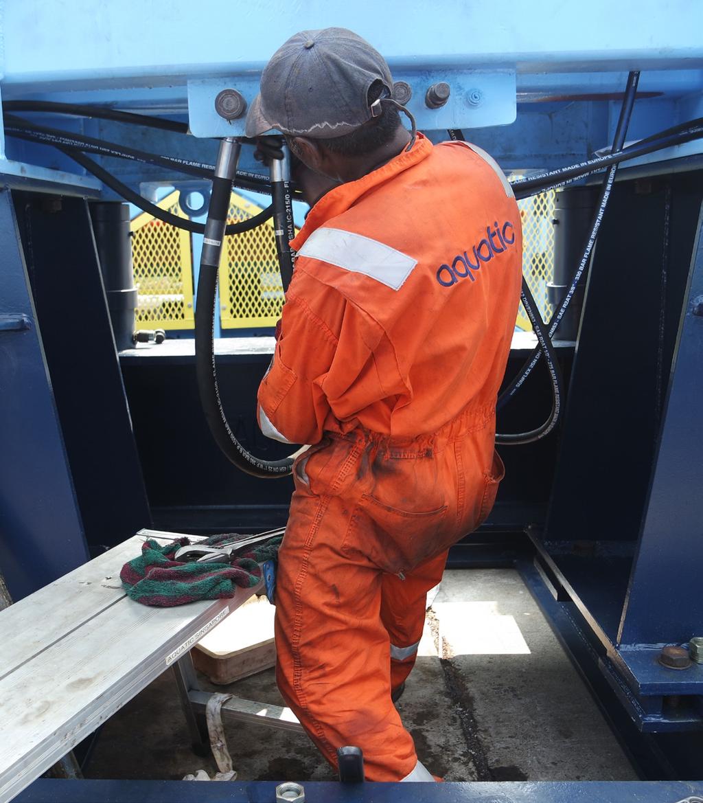 Our offshore teams are trained, guided and challenged to maintain operational efficiency in demanding marine installation projects.