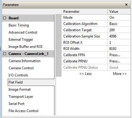 CamExpert has a default timeout of 20 seconds per command, which is too short for the FFC calibration to run fully.