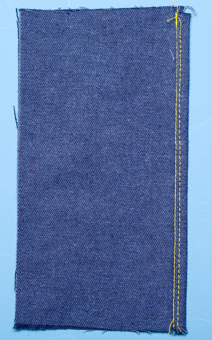 Self-Bound 3. With right sides together, match edge of bias strip to single edge of seam allowance. Stitch ¼ inch from edge. Repeat on other seam allowance.