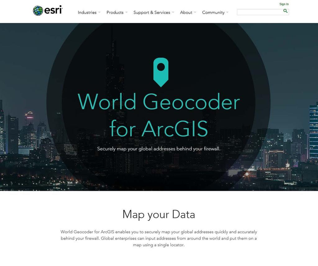 World Geocoder On-Premises World Geocoder