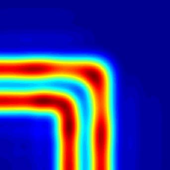 Applications Double Dipole Decomposition of 70 nm Elbows Simulation w NA 0.93, 193 nm w Dipole, sigma 0.7/0.