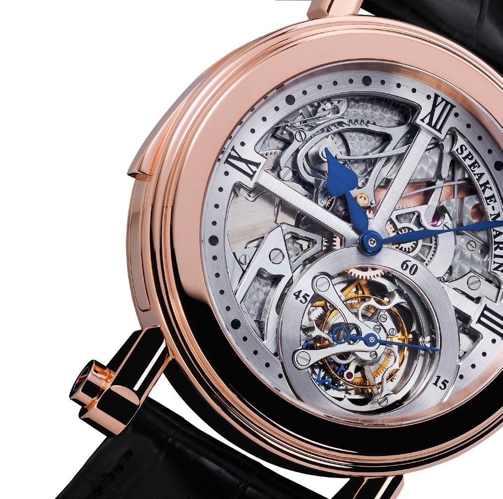 Technical Specifications Functions and features: Hours, Minutes and small Seconds (on tourbillon cage) Minute repeater with an all-or-nothing mechanism and centrifugal inertia regulator 60-second