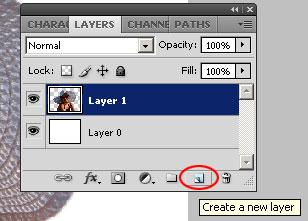 Now, with our source defined, let s create a new layer so that we don t mess up the original. 5.