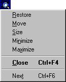 Moving and resizing image windows Image windows can be resized by dragging their borders, or moved by dragging their title bars.