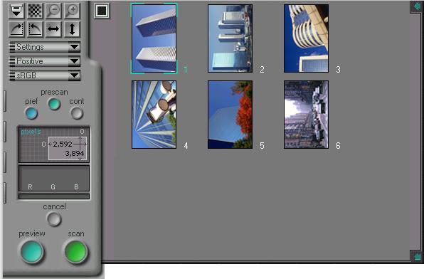 The drawer cannot be made larger than the scan window. The next time the thumbnail drawer is opened, it will be restored to the most recently specified size.