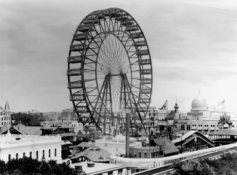Ferris designed and built the first 264 foot (80 meter) wheel for the World's Columbian Exposition in Chicago, Illinois in 893. This first wheel was 26 stories tall and could carry 2,60 persons.