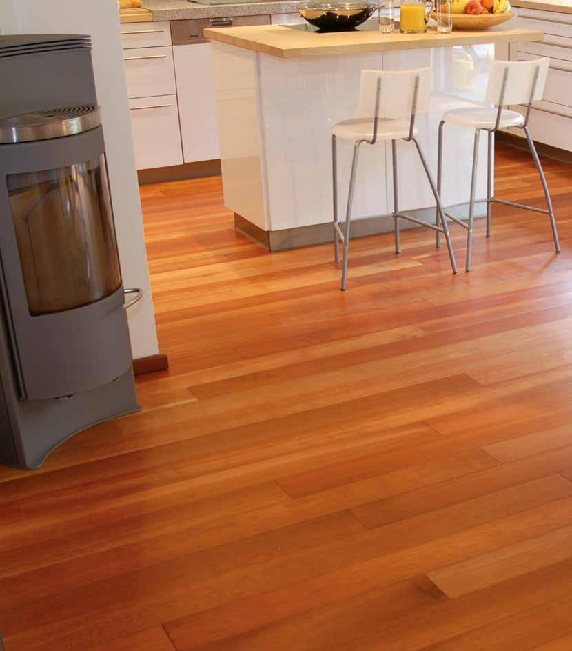 SOLID WOOD FLOORING FASCINATING RED Cherry / Jatoba / Kempas / Merbau / Tigerwood A particular strength and warmth radiates from red