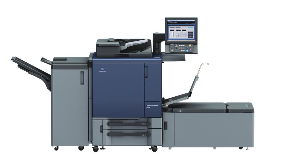 AT A GLANCE AccurioPress C2070 Series Speeds up to 70 ppm Duplex printing on media weights up to 350 gsm Media sizes up to 13" x 19.