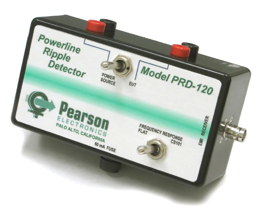 PEARSON ELECTRONICS POWERLINE RIPPLE DETECTOR MODEL PRD-120 OPERATING MANUAL Description.