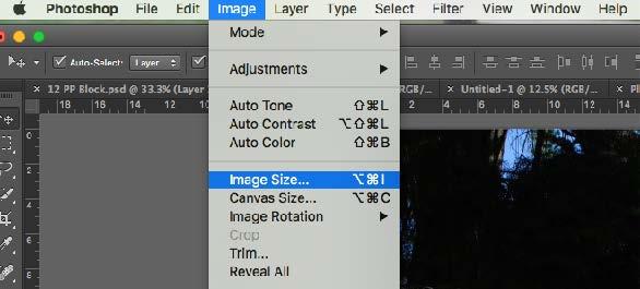 Changing Image Size In Photoshop, Photoshop Elements,
