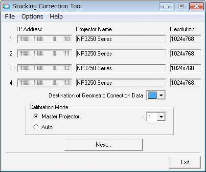 3. Stacking Correction Tool Settings Starting the Stacking Correction Tool The same Stacking Correction Tool starting method is used for Windows Vista and Windows XP.