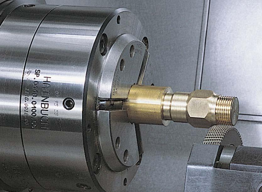 Figure 4: Thread milling and polygon turning unit produces hexagon bar in the fraction of a second.