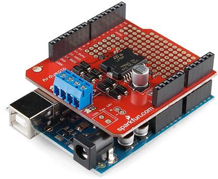 ARDUINO MOTOR SHIELDS Because many motors have high current requirements (higher than individual ports can support on the arduino) and can cause problems with