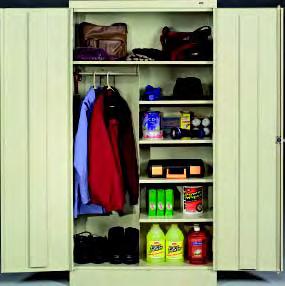 Our 48" wide cabinet provides 13 more cubic feet of storage than a 36" wide cabinet.