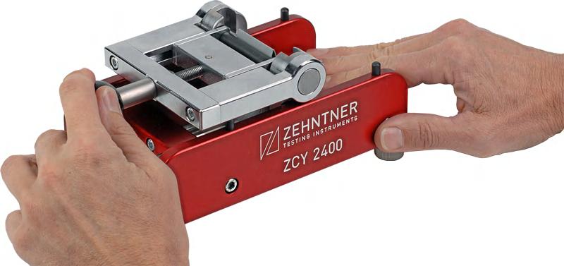 Version 1.0 ZCO 2410 instruction manual General For left-handed use it is easier to use the left hand for bending the handle. The ACC203 tabletop fixing can also be used for right-handed operation.