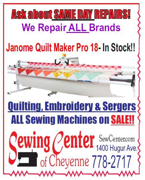 Cheyenne Heritage Quilters June 19, 2017 Rose Slatten called the meeting to order. ANNOUNCEMENTS: Rose Slatten: June 30th last day to turn in forms for Laramie County Fair.