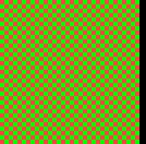 10. Color Figure 10.3: Squint at this and see yellow, yet no actual yellow color is in the picture. This is Ferris Bueller s moment with M. Seurat...and how comic books work.