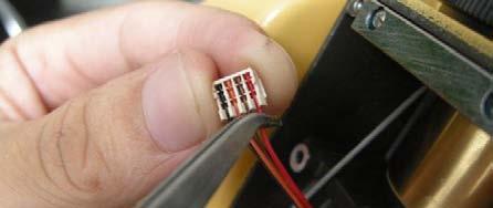 Refer to step 4, cut the cable tie and pull out the slip ring