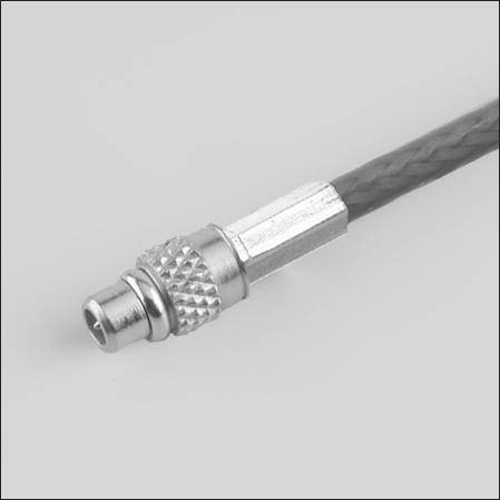 MMCX PLUG AN RECEPTACLE TRAIGHT PLUG FULL CRIMP TYPE FOR FLEXIBLE CABLE imensions (mm) Cable
