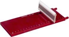 A3 are standard plates with a series of holes for holding of rigid materials such as paper charts, test panels, plastics and glass plates. The version 2030.