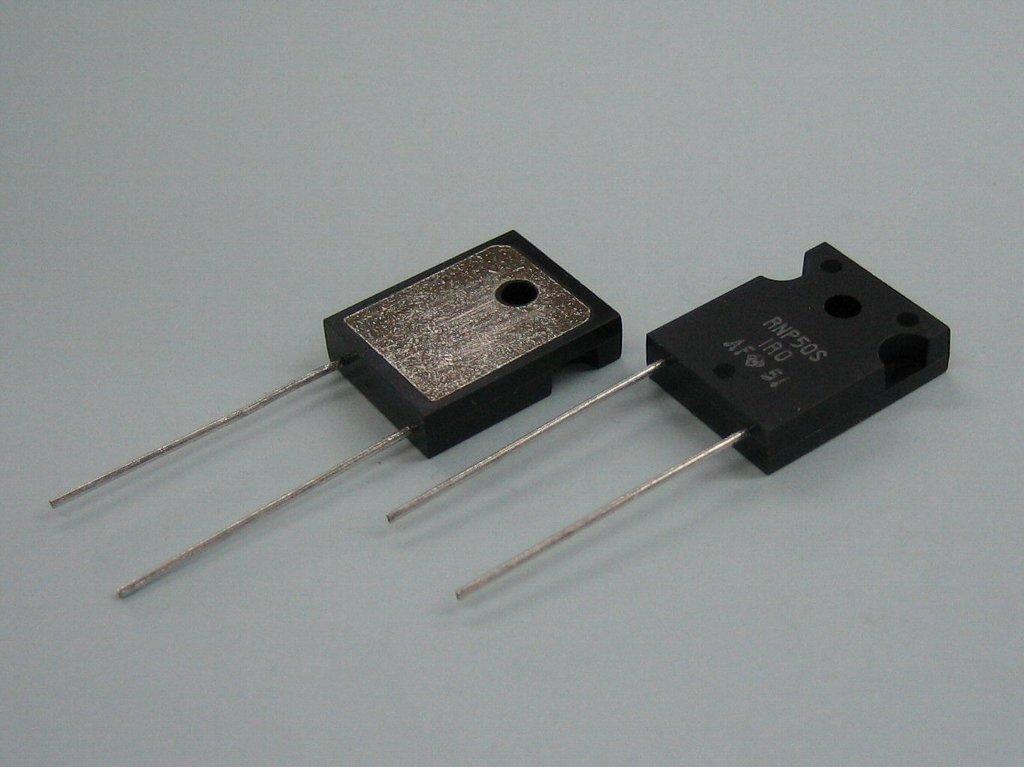 POWER - NIKKOM TO247 100W IG POWER RESISTORS RNP-50S Features and pplications 100W high power resistor in TO-247 molded package.