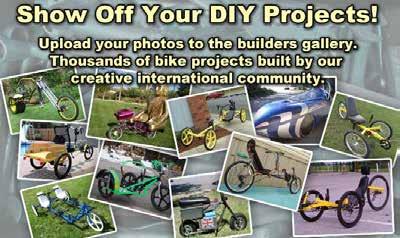 Free bike building tutorials: Using a chain link tool Bicycle bearing basics Head tube bearings Basic fishmouth cutting Lacing wheels Salvaging wheel parts Arc welding Frame chopping Bicycle autopsy