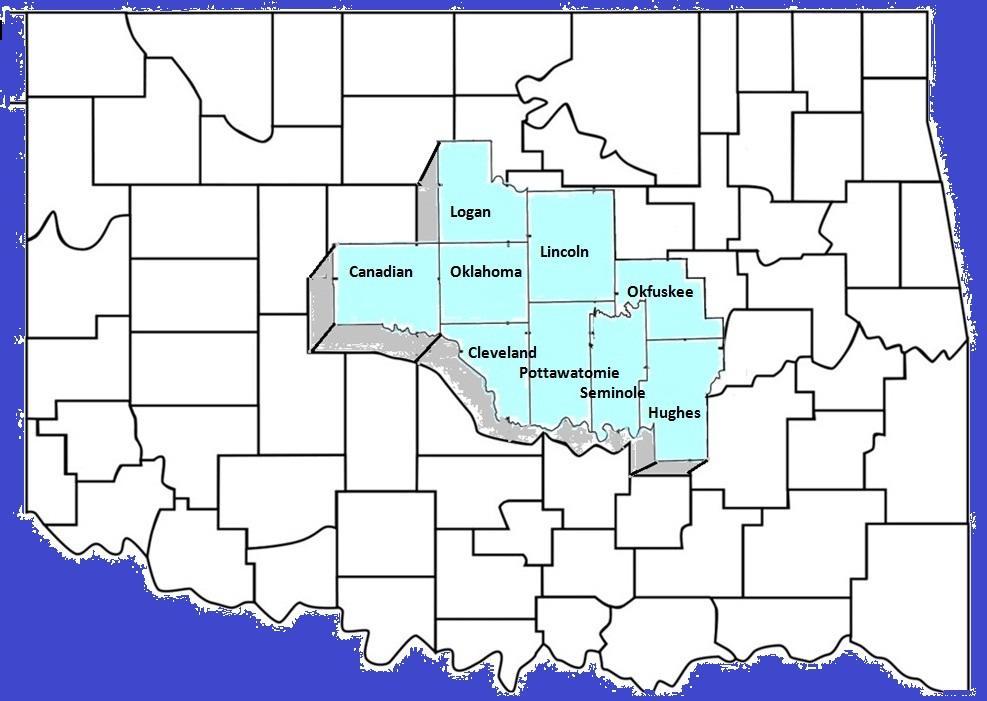 High Poverty Areas in the Central Oklahoma Workforce Development Area Defining High Poverty Areas in: Canadian County Cleveland County Logan County Okfuskee County