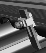 9. Option: Fastening the Base Rails with Rail Support Optionally, instead of a simple base rail connection to the roof fastener, a more convenient