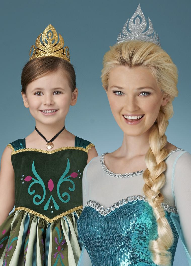 Use our templates to create crowns for Elsa and Anna of Arendelle, from the hit movie Frozen. Templates and instructions have been designed to fit both adults and little girls. DIRECTIONS 1.