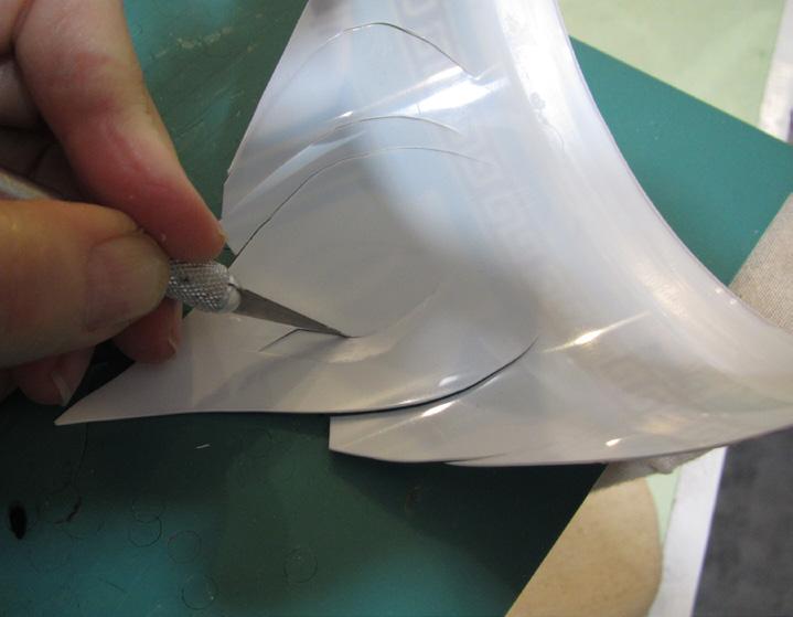 5. It s easier and safer to use scissors to cut as much of the crown