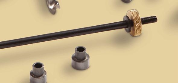mandrel nut. The rod s free end is dimpled to it the live center at the tailstock.