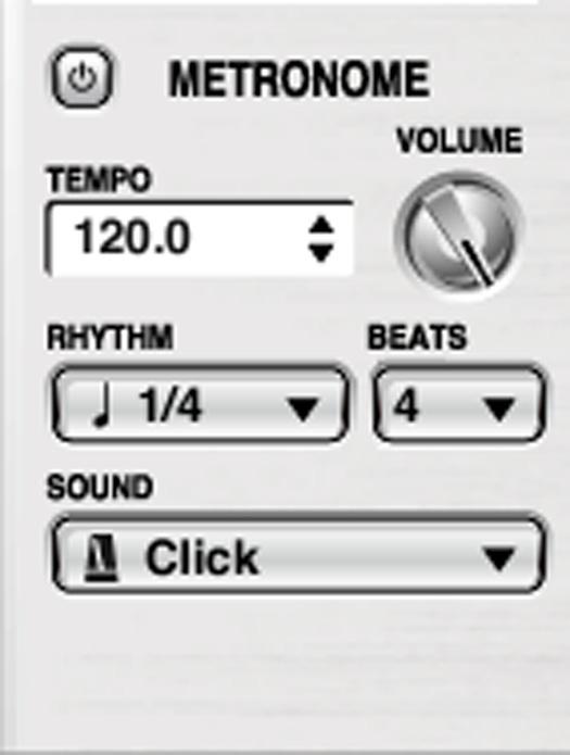 Peak indicators Indicate the peak level of the guitar, mic, and music player volumes. PAN Adjusts the panning of the guitar output. ECHO Adjusts the echo for the mic output.