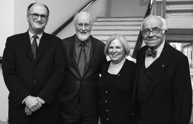 Boston May 23, 2011 The Academy, together with the Boston Symphony Orchestra, honored music director, conductor, and composer John Williams (second from left) at a program held at Boston s