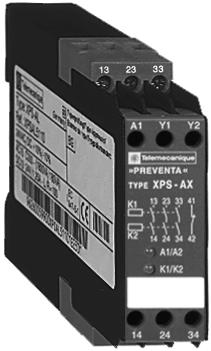 modules for emergency stop and limit switch monitoring 2 " and XPS-AL50 0.