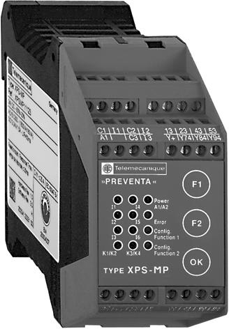 Characteristics (continued) References - monitors XPS-MP Characteristics (continued) 03248 Module type XPS-MP23 XPS-MP23P Outputs - voltage reference Volt-free - number and type of safety circuits 3